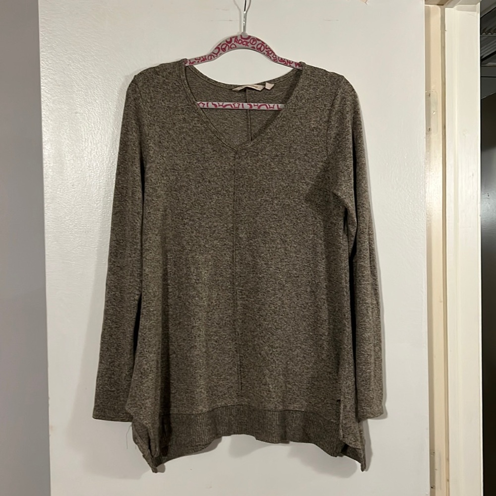 Soft surroundings v neck tunic sweater